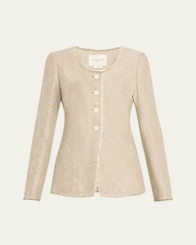 Sequined Tweed Jacket